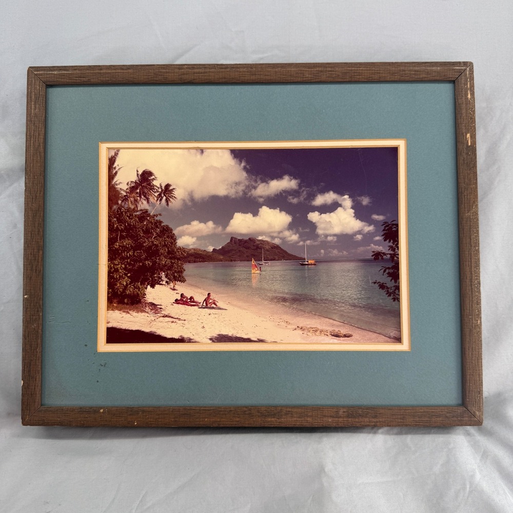 Beach Wall Art Steve Miller 1980 Huahine French Polynesia Beach Photograph